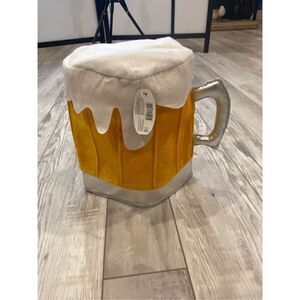 Beer mug hat, Halloween costume party, one size